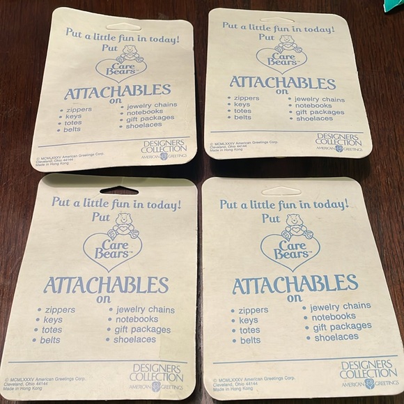 Care Bears attachable fun ❤️❤️❤️festive attached to anything! (1985). - Picture 2 of 8